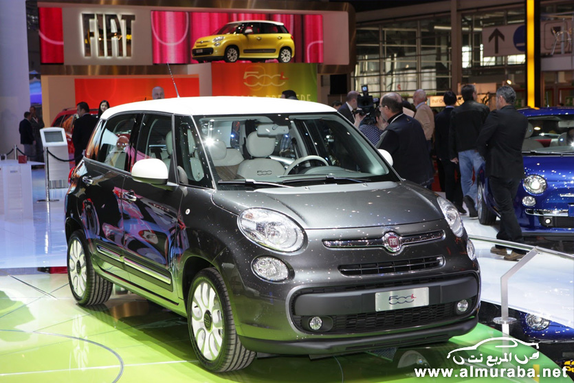 فيات 500 2013 الجديدة متعددة المهام الصغيرة صور واسعار ومواصفات من حفل التدشين Fiat 500L 2013 39